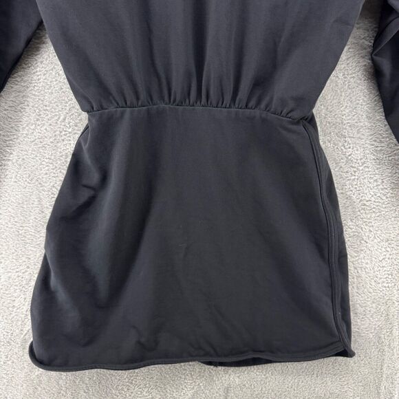 L Space Active Dress Women S Black Groove Crew Neck Blouson Bodice Elastic Waist - Picture 5 of 14